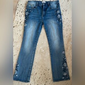DRIFTWOOD Embroidered Kelly Boot Cut Jeans